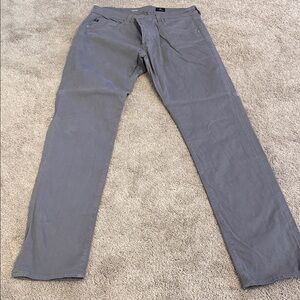 AG Adriano Goldschmied Gray Men's Pants